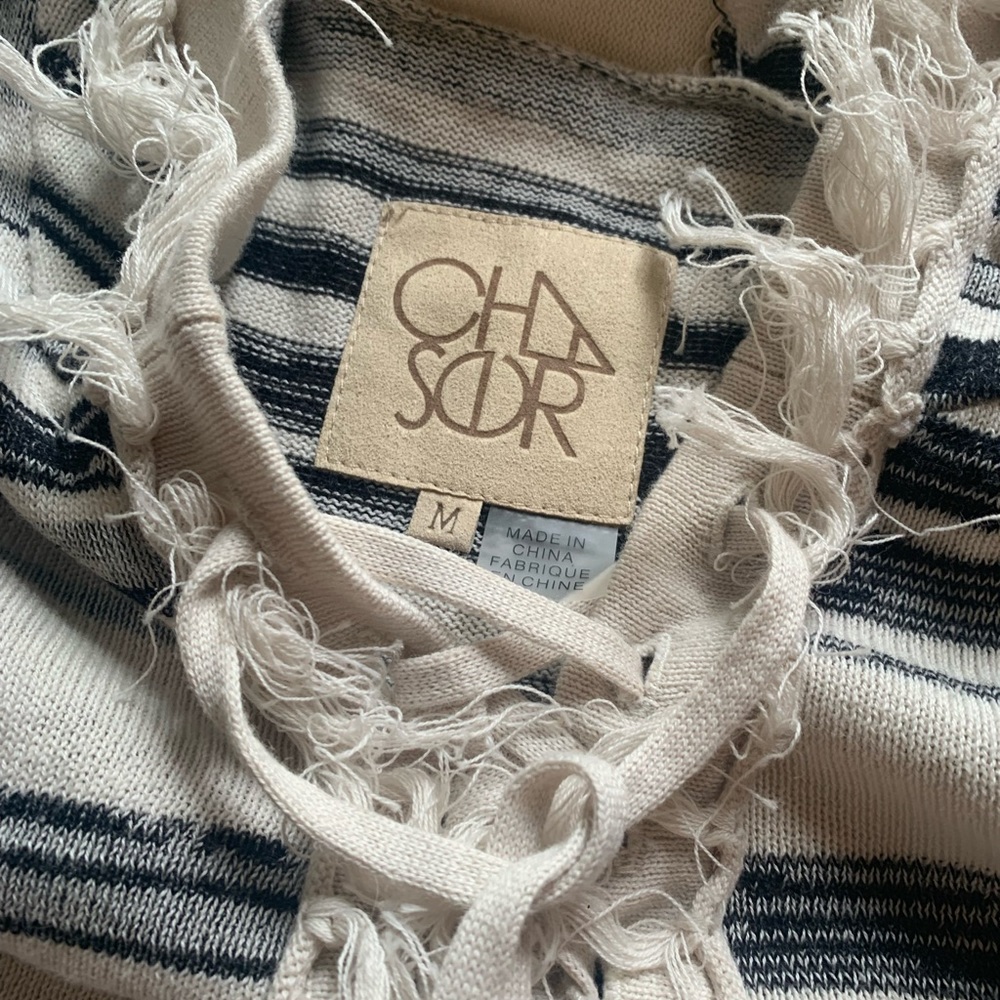 Chaser Brand Distressed Hoodie